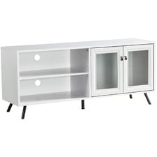 143cm White Madison 2 Door TV Unit