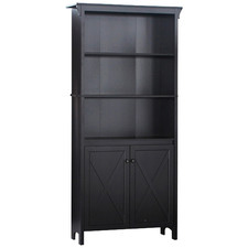 Tyann Bookcase with Cupboard