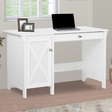 White Finley Wooden Writing Desk