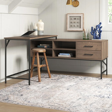 Caleb L-Shaped Computer Desk