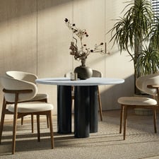 4 Seater Roan Marble Dining Table