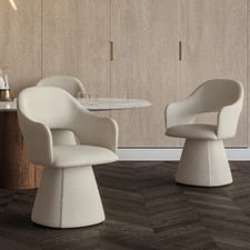 Elowen Upholstered Swivel Dining Chair