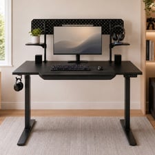 Oliever Dual Motor Electric Sit & Stand Desk with RGB Light