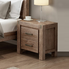 Natural Belmont Acacia Bedside Table