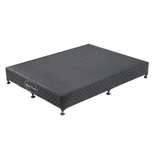 Black Gabbie Upholstered Bed Base