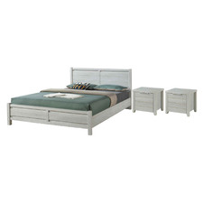 3 Piece White Ash Alexa Bedroom Set