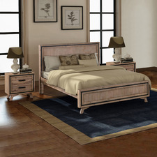 3 Piece Hazel Acacia Wood Bedroom Set
