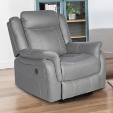 Aria Faux Leather Recliner Armchair