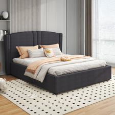 Kai Velvet Gas Lift Storage Bed