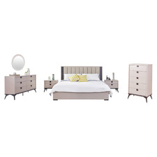 6 Piece Cortez Queen Bedroom Furniture Set