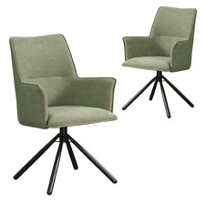 Valter Linen Dining Chairs (Set of 2)