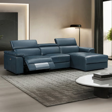 Wilbur 4 Seater Modular Recliner Sofa with Right Chaise
