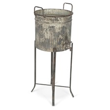 Rustic Iron Planter