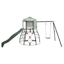Plum Play Climbing Dome with Slide & Swing Set