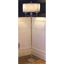 Shimmer Grey Stanford Steel Floor Lamp