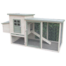 Cabin Fir Wood Chicken Coop