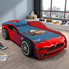 Red Moran Car Single Bed
