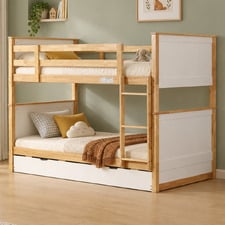 Midson King Single Bunk Bed with Trundle