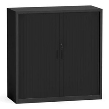 102cm Palmer 2 Shelf Tambour