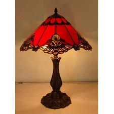 58cm Large Benita Leadlight Table Lamp