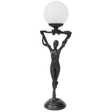 66cm Art Deco Lady Beauty Table Lamp