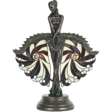 Showgirl Leadlight Tiffany Table Lamp