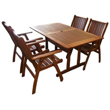 Jamaica 5 Piece Outdoor Timber Set