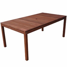 Rectangular Outdoor Wooden Dining Table