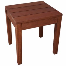 Single Outdoor Wooden Stool