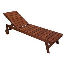 Lazio Shorea Wood Sun Lounge