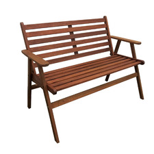 2 Seater Monroe Shorea Wood Outdoor Bench