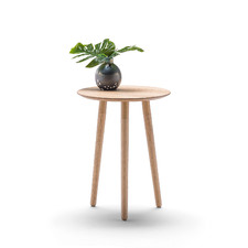 Nochio Scandi Oak Veneer Round Side Table