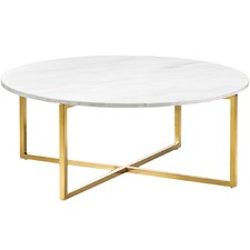 Luxe Milan Marble-Top Coffee Table