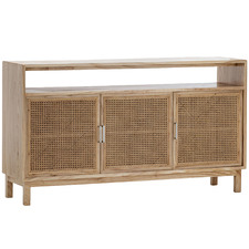 Atlanta Mindi Wood & Rattan Sideboard Buffet