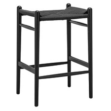 66cm Tia American Ash Wood Barstool