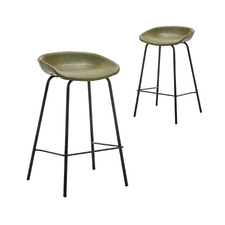 63cm Cygnus Faux Leather Barstools (Set of 2)
