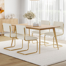 4 Seater Miel Rectangular Dining Table & Chair Set