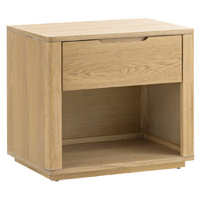 Zeus Rubberwood Bedside Table