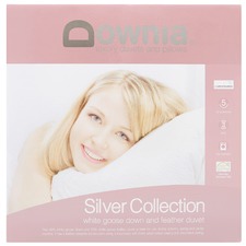 Silver Goose Down & Feather Duvet