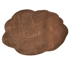 Rust Iva Hand-Tufted Wool Shaped Rug
