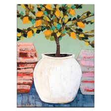Lemon Tree In Pot Wall Art