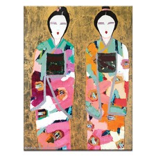 Gold Geisha Wall Art