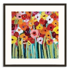 Julies Blooms Framed Wall Art