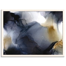 Golden Soul Abstract Printed Wall Art