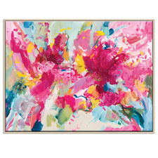 Pink Wings Printed Wall Art