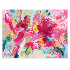 Pink Wings Printed Wall Art