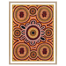 Family Hunting Echidna Printed Wall Art