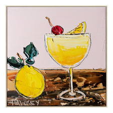 Amaretto Sour & A Lemon Printed Wall Art