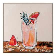 Grapefruit Cocktail Printed Wall Art