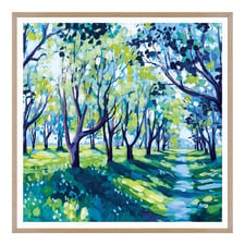 Spring Plumb Trees Printed Wall Art